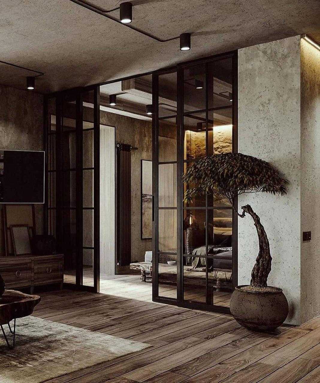 Квартира с деревянным декором