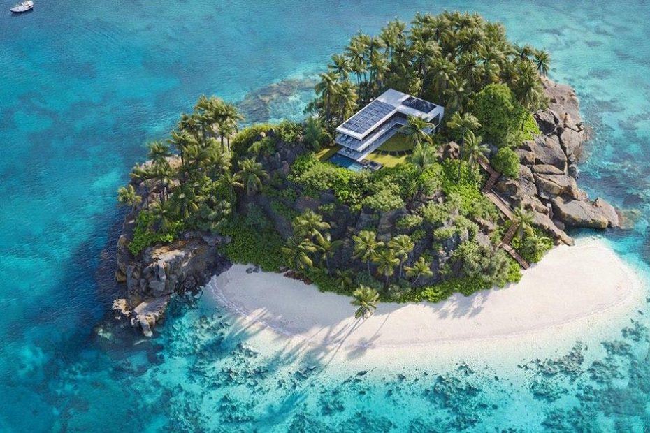 Дизайн дома на острове